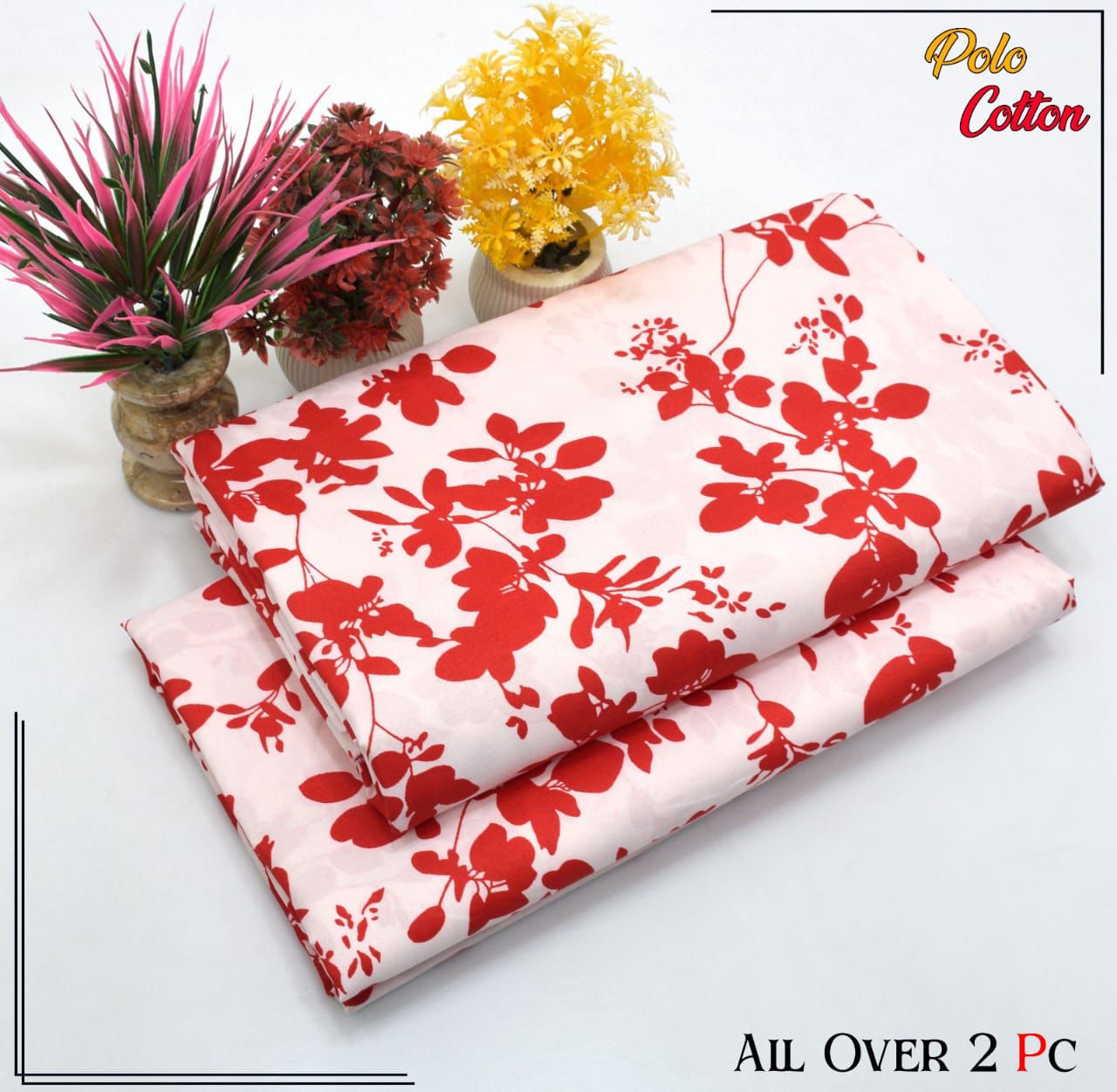 POLO COTTON PRINTED  2PC [ SALE OFFER ] PC-113