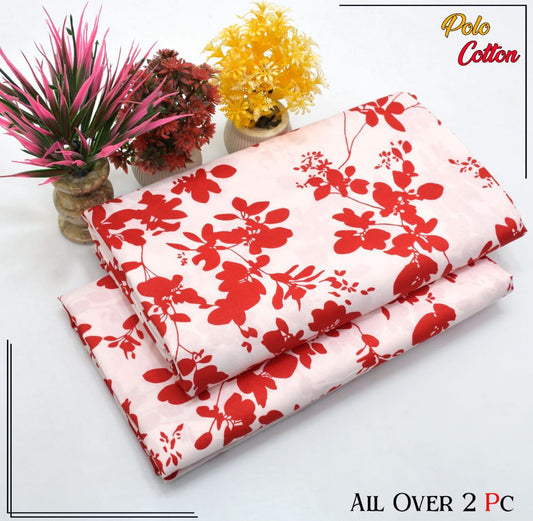POLO COTTON PRINTED  2PC [ SALE OFFER ] PC-113