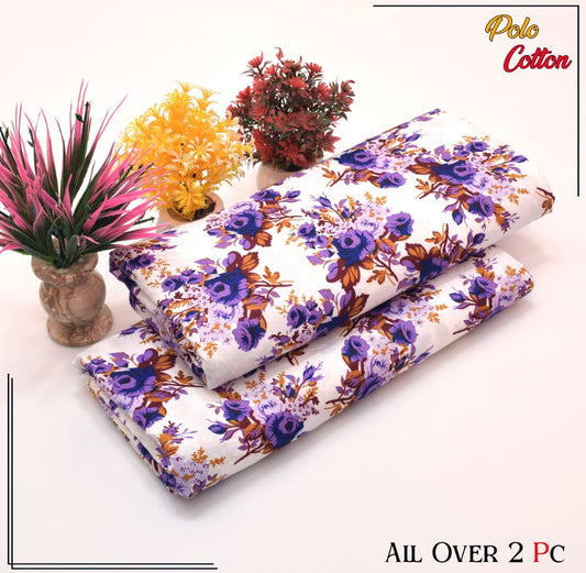 POLO COTTON PRINTED  2PC [ SALE OFFER ] PC-4