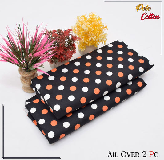 POLO COTTON PRINTED  2PC [ SALE OFFER ] PC-159