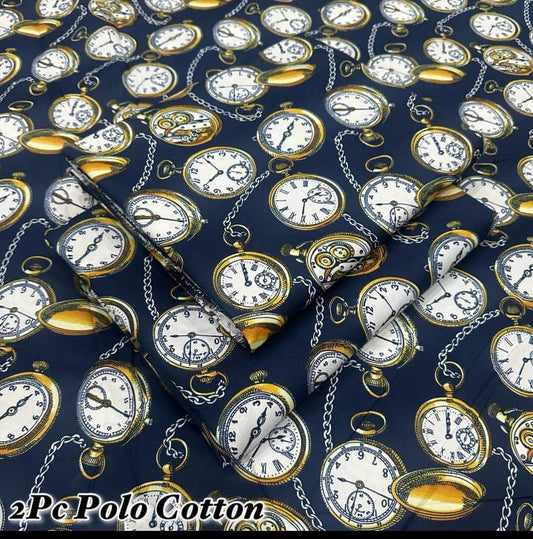 POLO COTTON PRINTED  2PC [ SALE OFFER ] PC-173