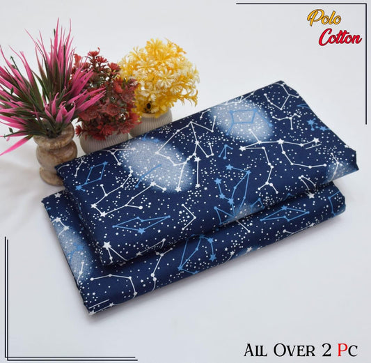POLO COTTON PRINTED  2PC [ SALE OFFER ] PC-55