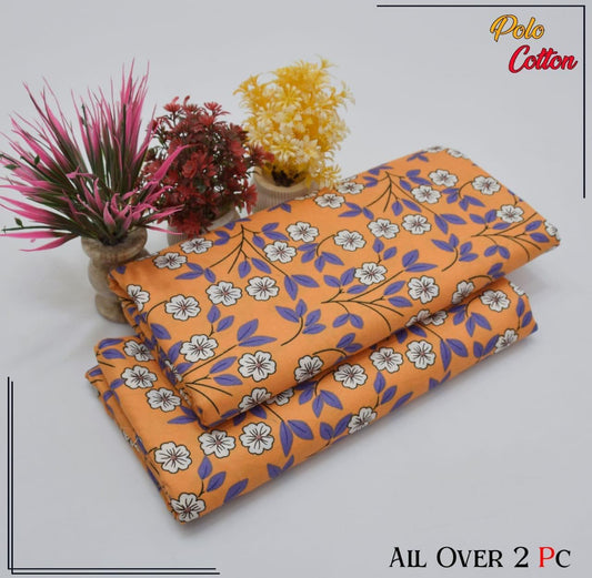 POLO COTTON PRINTED  2PC [ SALE OFFER ] PC-138