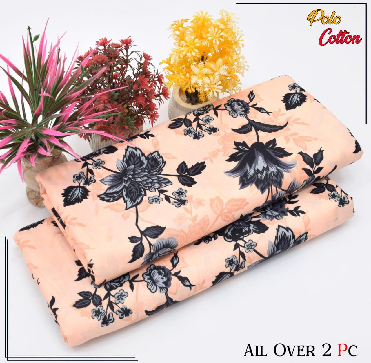 POLO COTTON PRINTED  2PC [ SALE OFFER ] PC-155