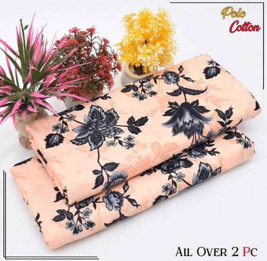 POLO COTTON PRINTED  2PC [ SALE OFFER ] PC-155