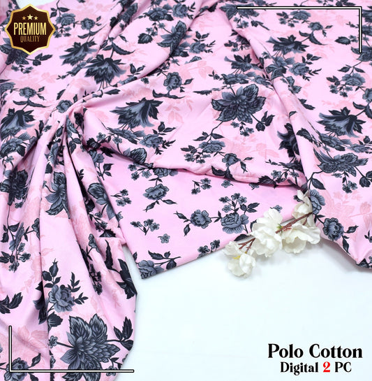 POLO COTTON PRINTED  2PC [ SALE OFFER ] PC-109