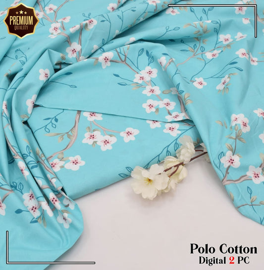 POLO COTTON PRINTED  2PC [ SALE OFFER ] PC-117