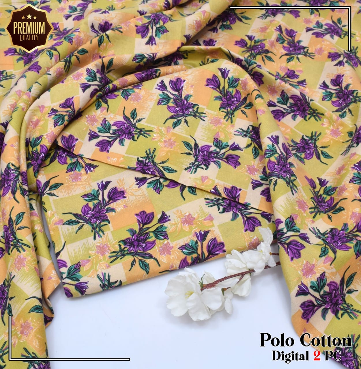 POLO COTTON PRINTED  2PC [ SALE OFFER ] PC-119