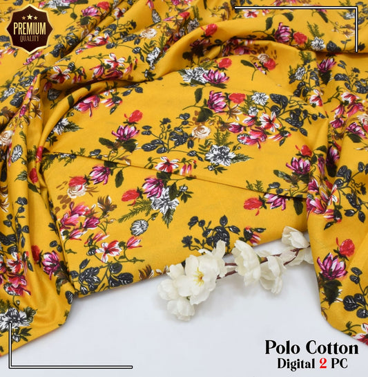 POLO COTTON PRINTED  2PC [ SALE OFFER ] PC-125