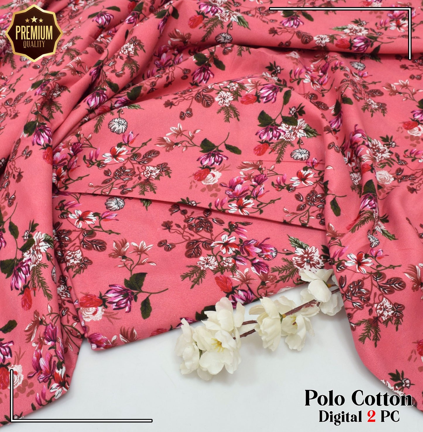 POLO COTTON PRINTED  2PC [ SALE OFFER ] PC-815