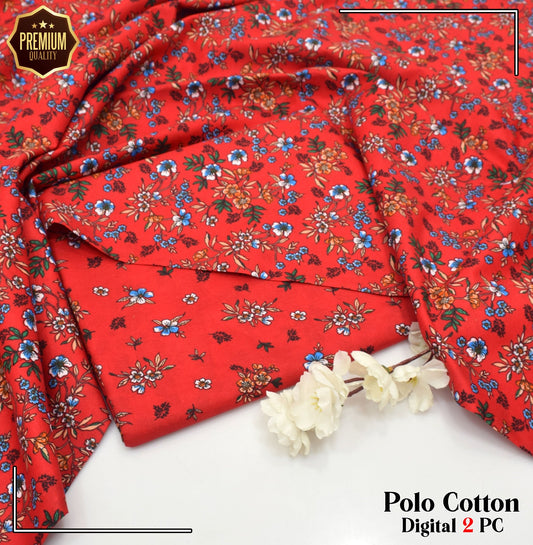 POLO COTTON PRINTED  2PC [ SALE OFFER ] PC-810