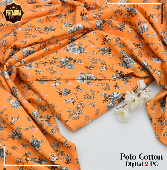 POLO COTTON PRINTED  2PC [ SALE OFFER ] PC-809