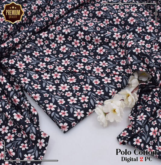 POLO COTTON PRINTED  2PC [ SALE OFFER ] PC-805