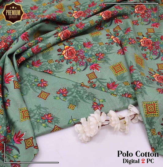 POLO COTTON PRINTED  2PC [ SALE OFFER ] PC-802